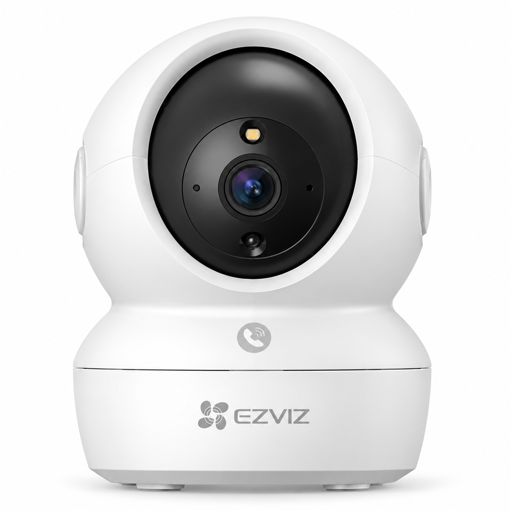 Cámara de Seguridad WiFi EZVIZ H6c 3MP 360° – Visión Nocturna y Audio Bidireccional