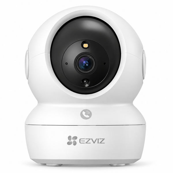 Cámara de Seguridad WiFi EZVIZ H6c 3MP 360° – Visión Nocturna y Audio Bidireccional