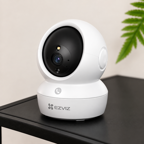Cámara de Seguridad WiFi EZVIZ H6c 3MP 360° – Visión Nocturna y Audio Bidireccional