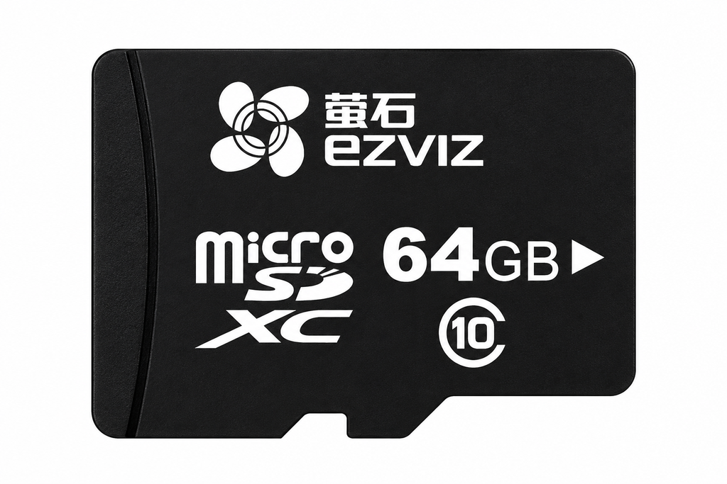 Memoria MicroSD EZVIZ 64GB Clase 10 para Cámaras de Seguridad