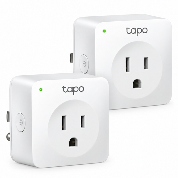 Enchufes Inteligentes Wi-Fi TP-Link Tapo P100 – Paquete de 2